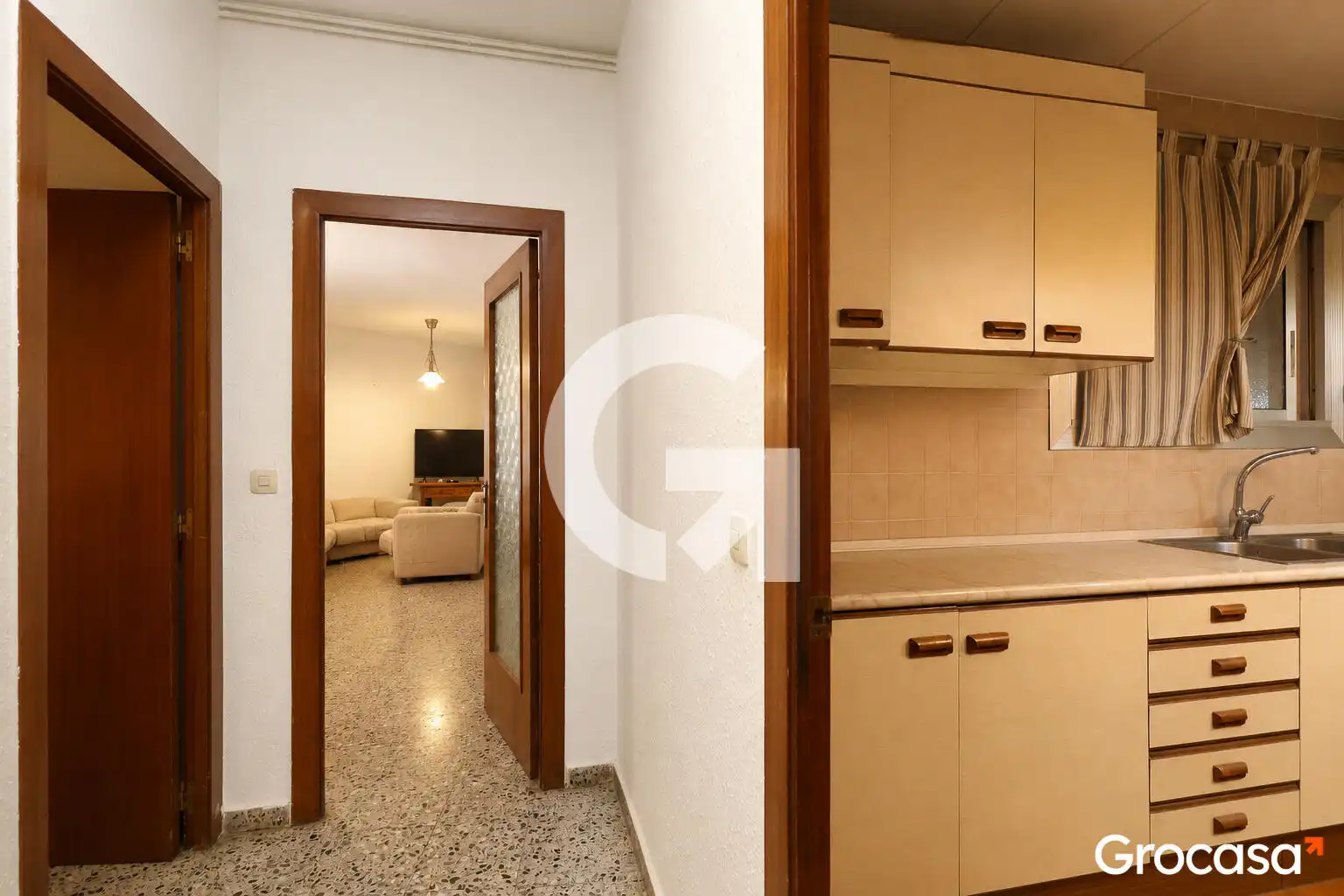 Küche von Wohnung zum Verkauf in Gavà mit Heizung, Terrasse und Ofen