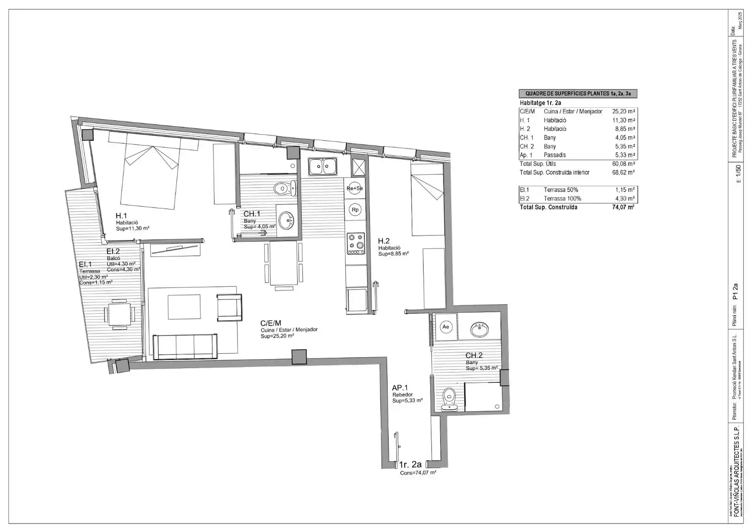 Apartamento en venta en Calonge i Sant Antoni con Terraza y Balcón