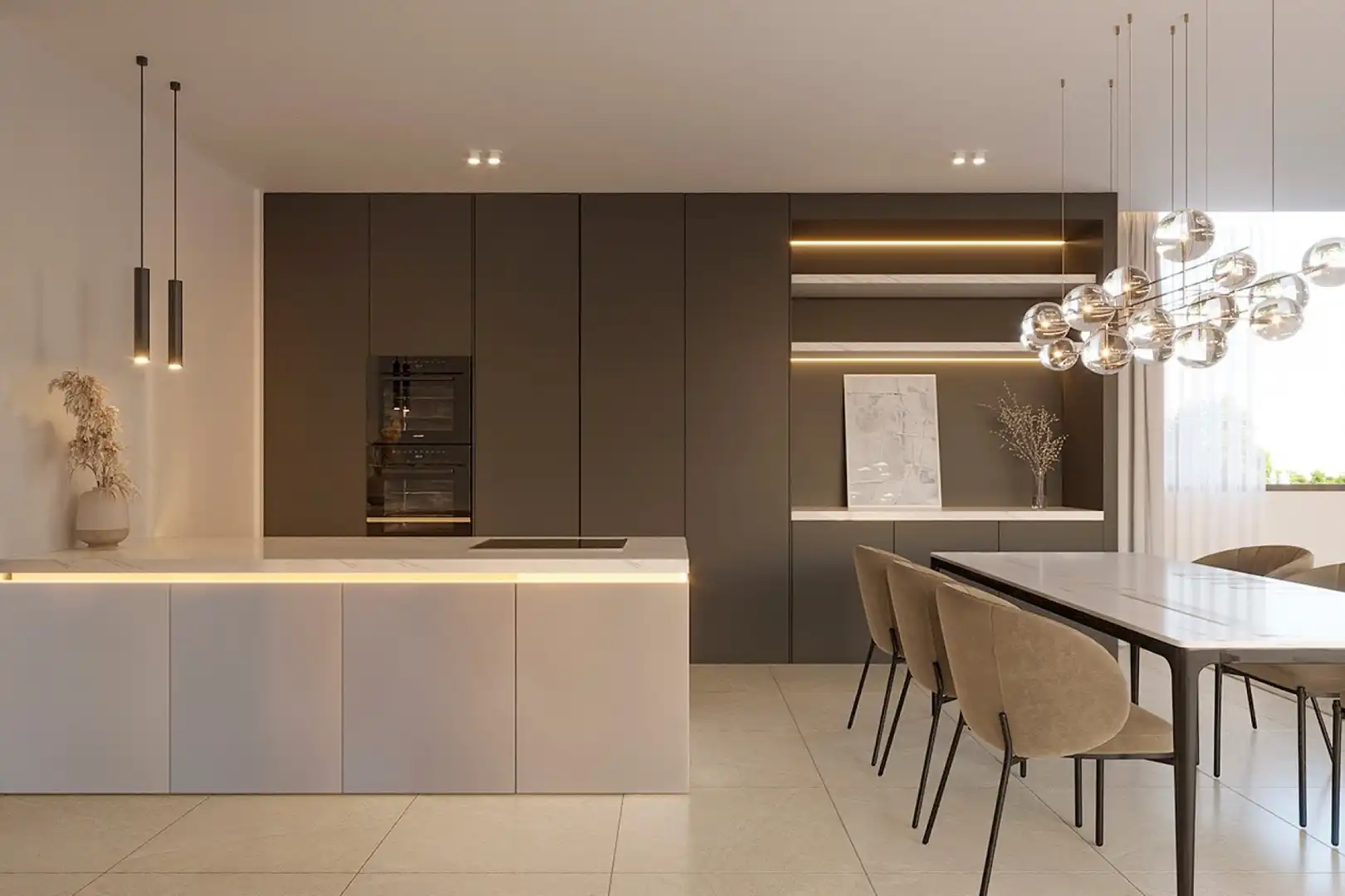 Cocina de Piso en venta en La Nucia con Aire acondicionado, Calefacción y Jardín privado