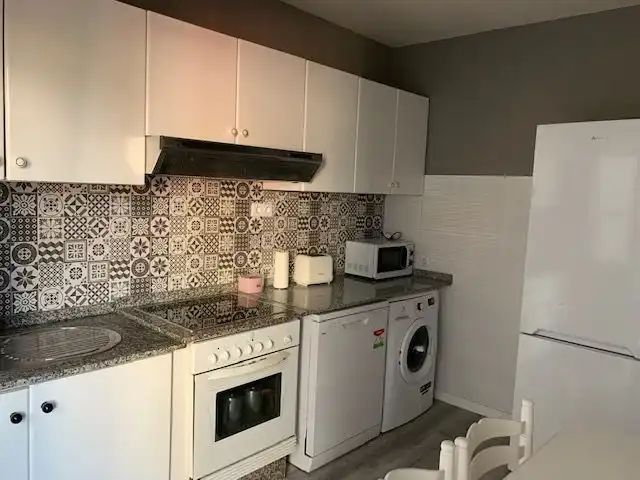 Kitchen of Flat for rent in Ferrol  with Heating, Parquet flooring and Terrace