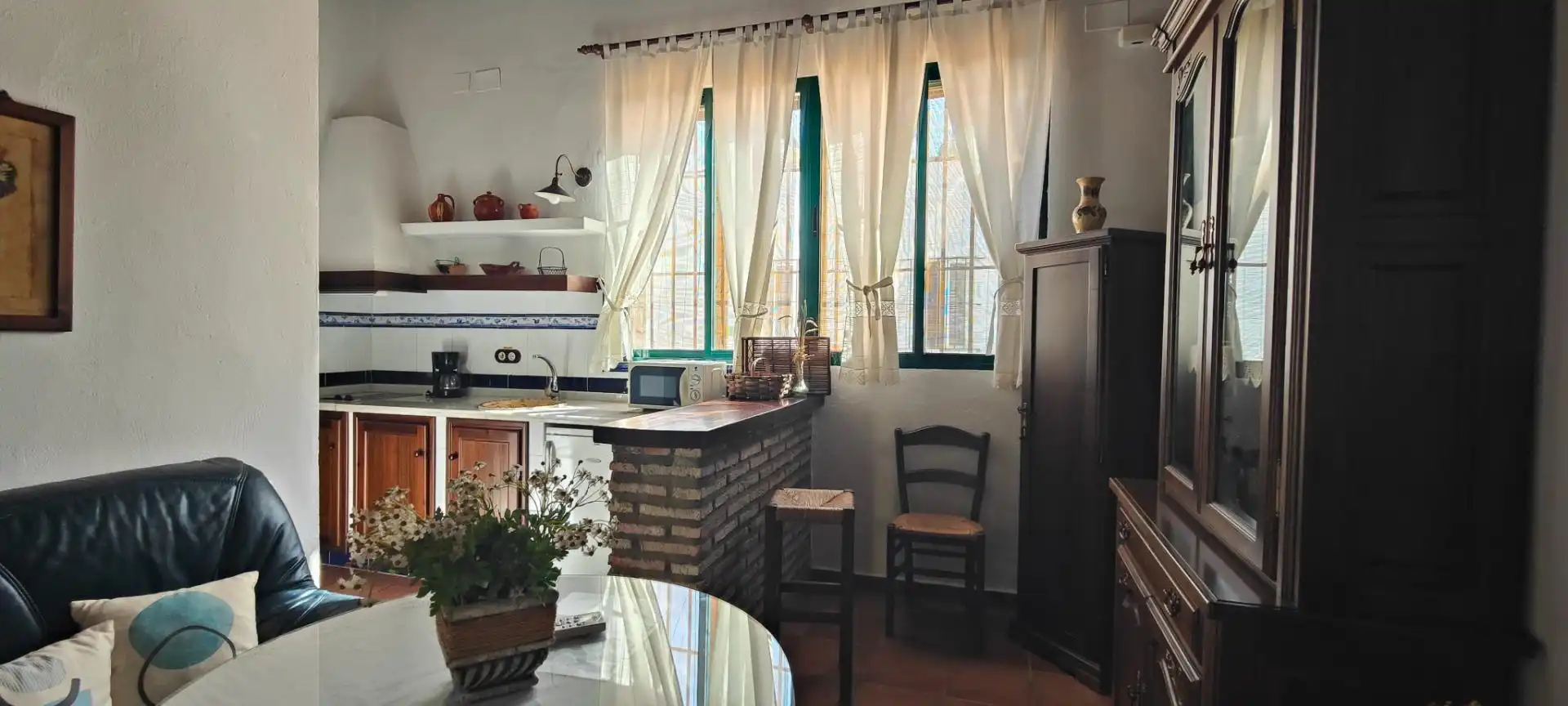 Cocina de Finca rústica en venta en La Lapa con Aire acondicionado, Jardín privado y Terraza