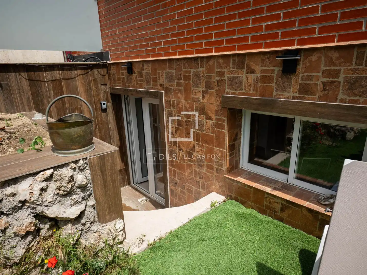 Terraza de Piso de alquiler en Torrelodones con Calefacción, Jardín privado y Piscina