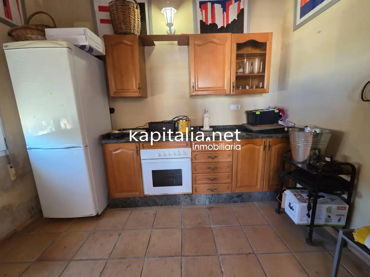 Cocina de Casa o chalet en venta en Ontinyent con Aire acondicionado, Calefacción y Jardín privado