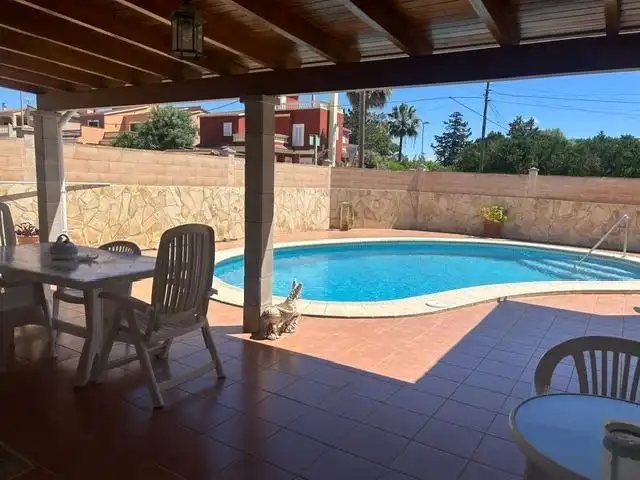 Swimming pool of Houses for sale in Llucmajor  with Air Conditioner, Heating and Private garden