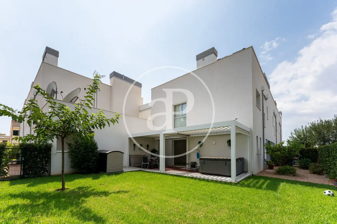 Jardín de Casa adosada en venta en  Palma de Mallorca con Aire acondicionado, Calefacción y Jardín privado