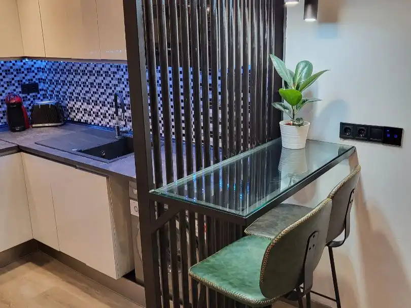 Cocina de Piso de alquiler en Alcobendas con Aire acondicionado, Calefacción y Parquet