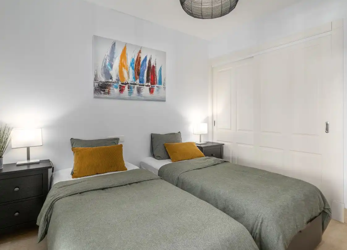 Bedroom of Flat for rent in Sotogrande  with Air Conditioner, Heating and Terrace