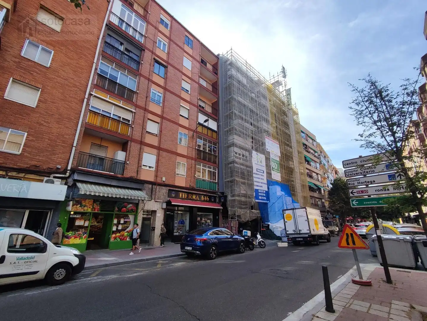 Vista exterior de Pis en venda en Valladolid amb Calefacció