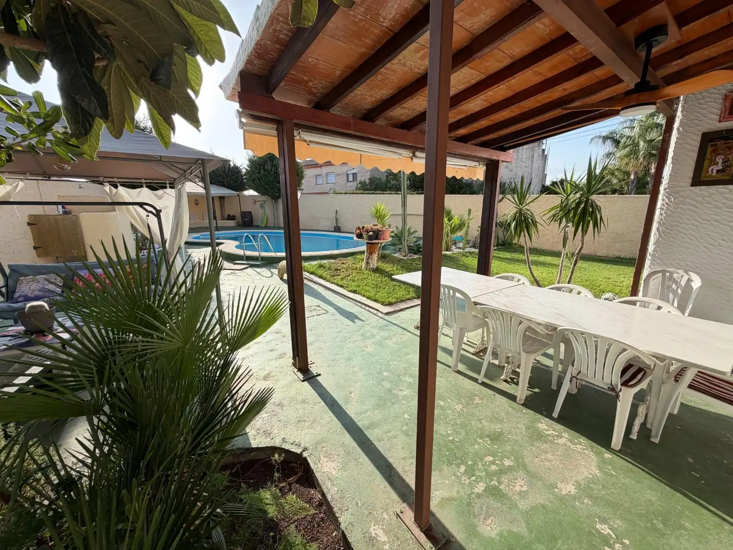Terraza de Casa o chalet en venta en Náquera con Aire acondicionado, Jardín privado y Terraza