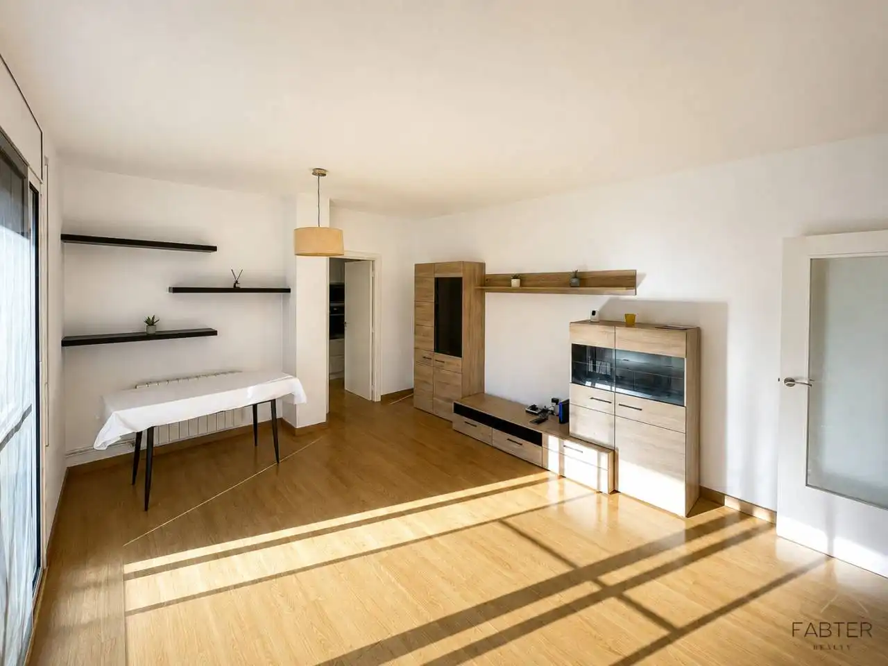 Living room of Flat for sale in Polinyà  with Heating, Parquet flooring and Storage room