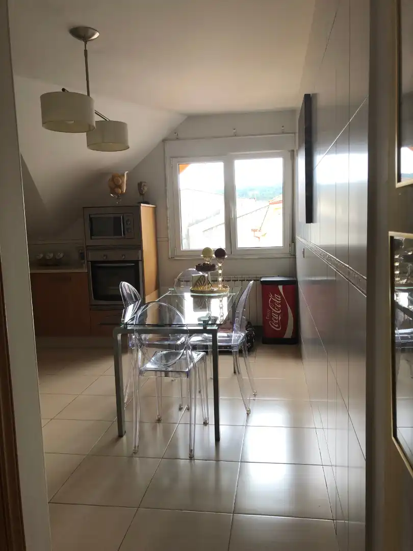 Dining room of Flat for sale in Negreira  with Heating, Terrace and Oven