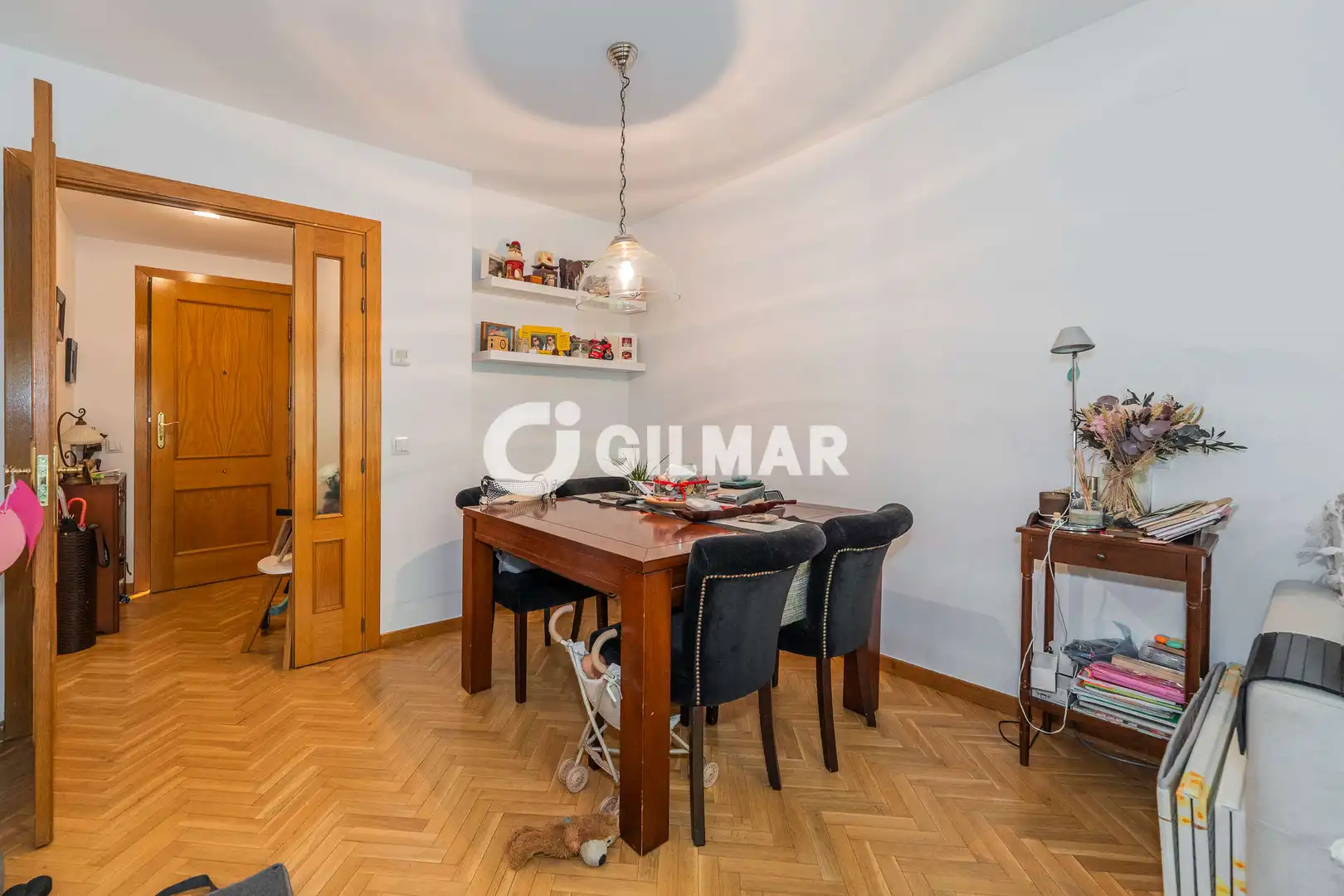 Dining room of Flat for sale in Pozuelo de Alarcón  with Heating, Private garden and Swimming Pool
