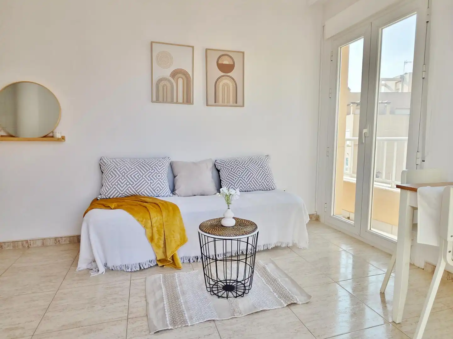 Sala d'estar de Àtic en venda en Roquetas de Mar amb Terrassa i Balcó