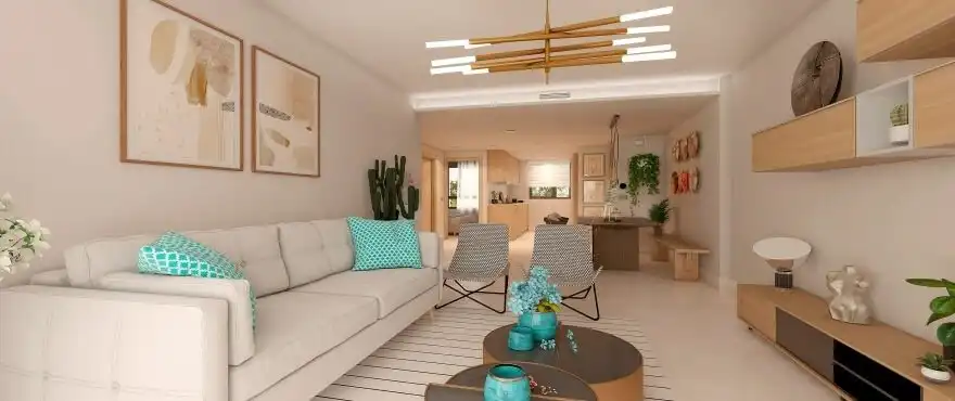 Sala d'estar de Àtic en venda en Casares amb Aire condicionat, Calefacció i Terrassa
