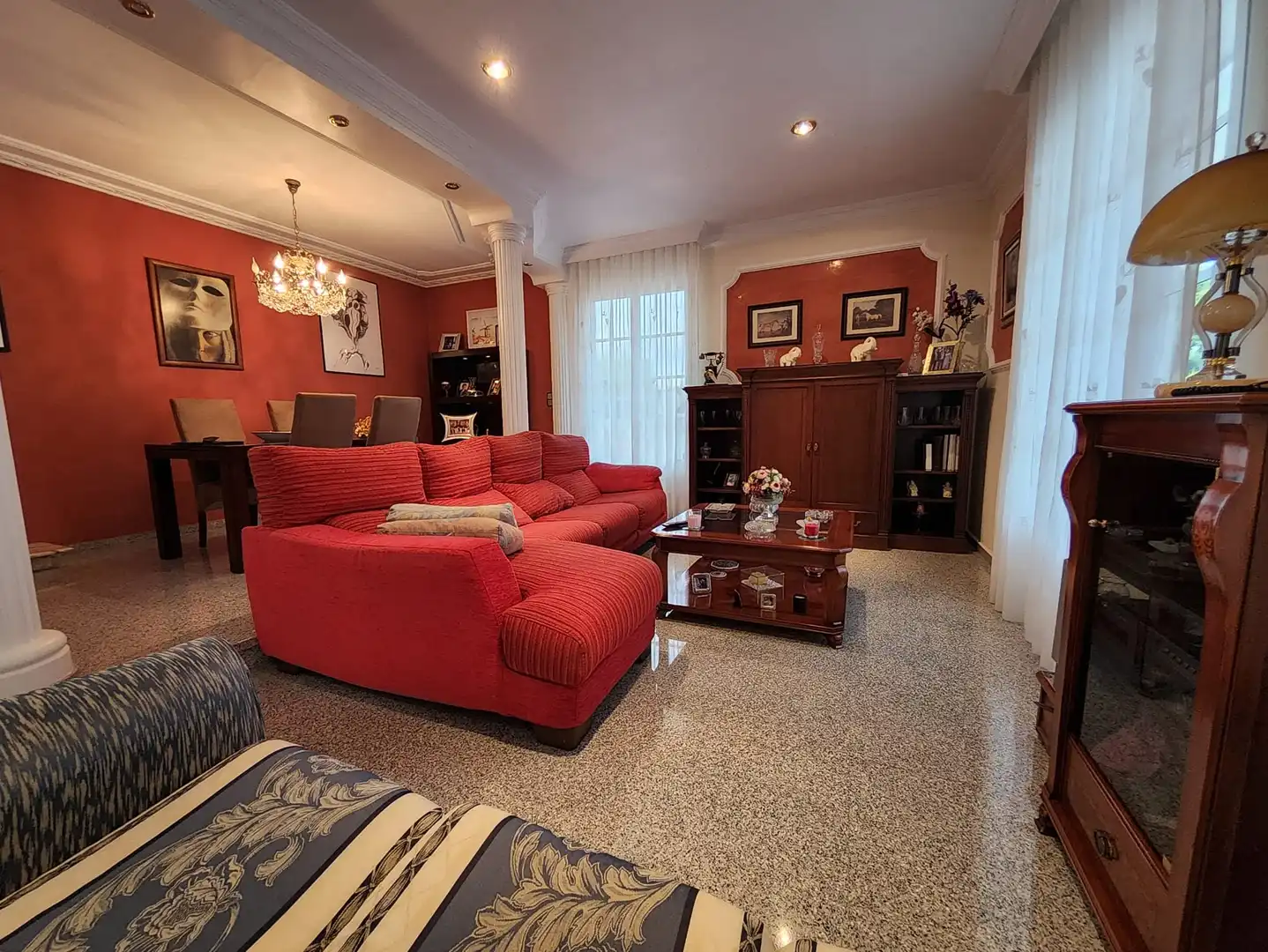 Living room of Houses for sale in San Vicente del Raspeig / Sant Vicent del Raspeig  with Storage room, Swimming Pool and Community pool