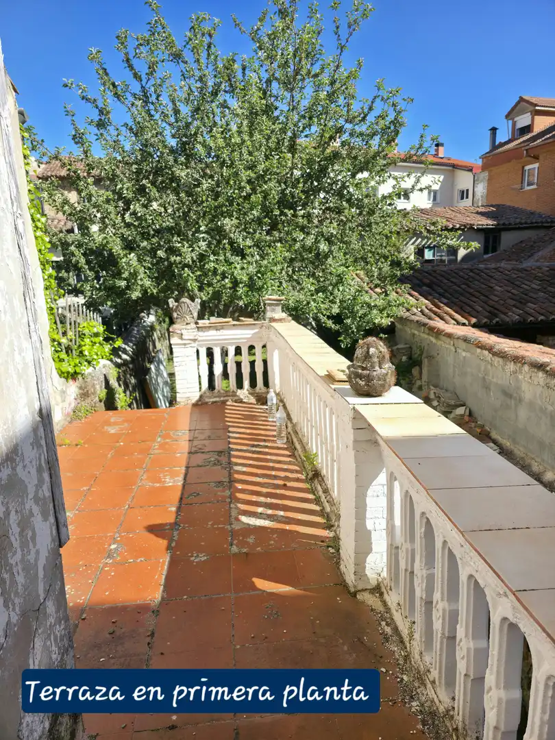 Terrasse von Wohnung zum Verkauf in Aguilar de Campoo mit Privatgarten