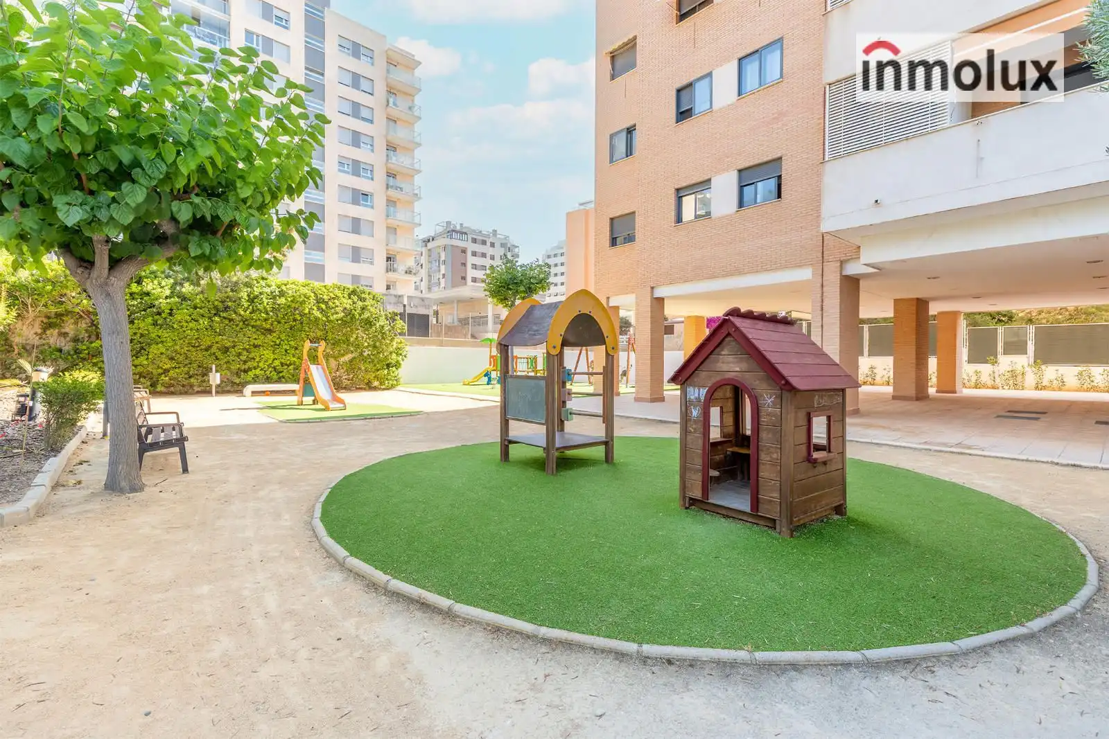 Terrasse von Maisonette zur Miete in Alicante / Alacant mit Klimaanlage, Terrasse und Schwimmbad