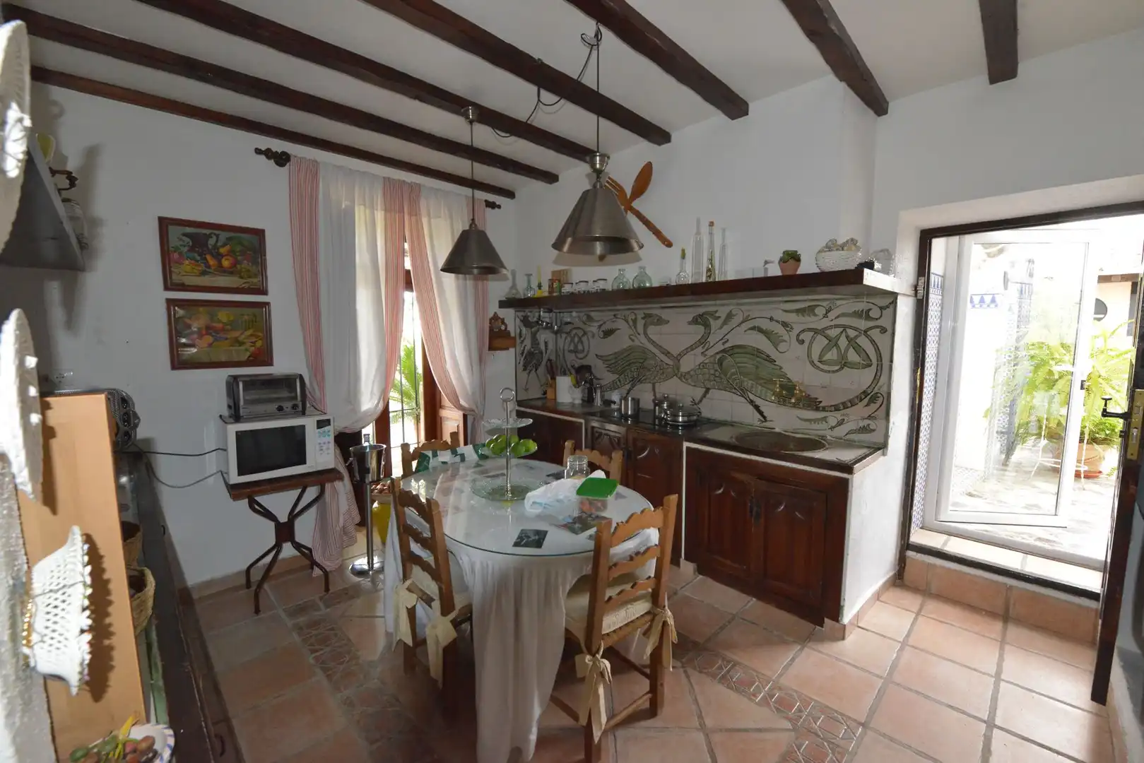 Cuina de Casa o xalet en venda en Mula amb Calefacció, Jardí privat i Terrassa