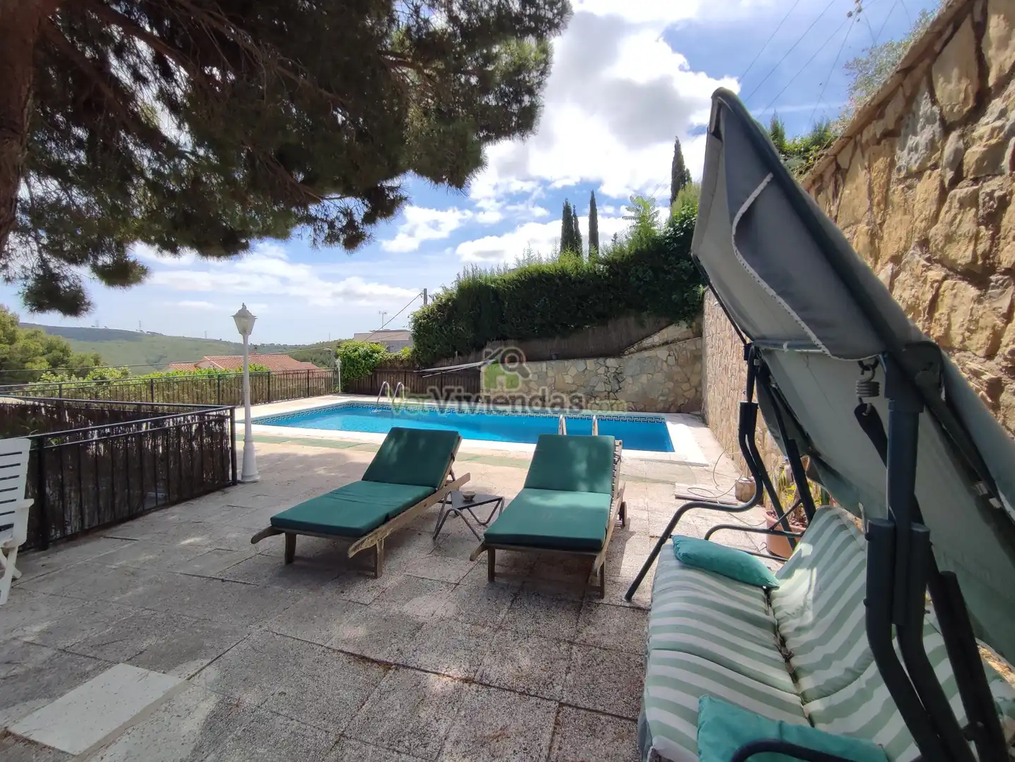 Piscina de Casa o chalet en venta en Vallirana con Calefacción, Jardín privado y Terraza