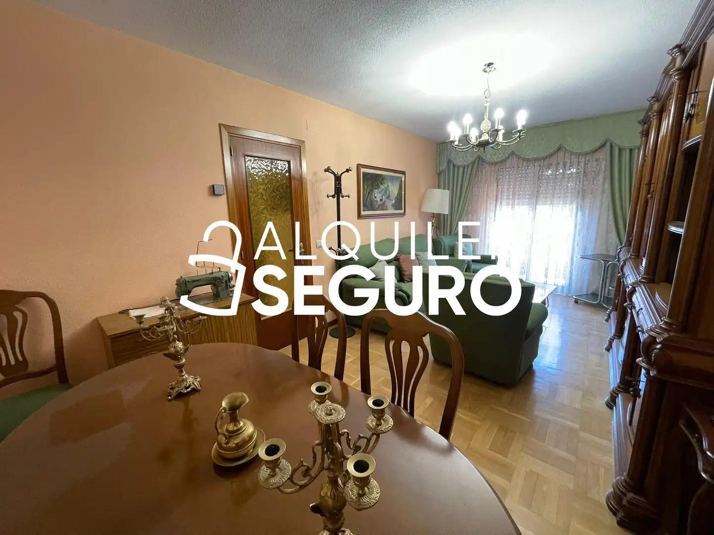 Living room of Flat for rent in Madrid  with Heating and Terrace