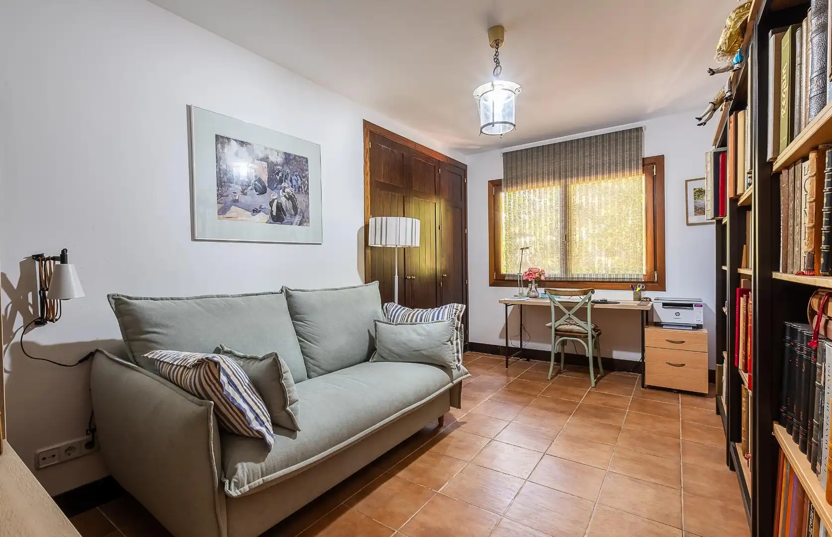 Sala d'estar de Casa o xalet en venda en Guadarrama amb Aire condicionat, Calefacció i Jardí privat