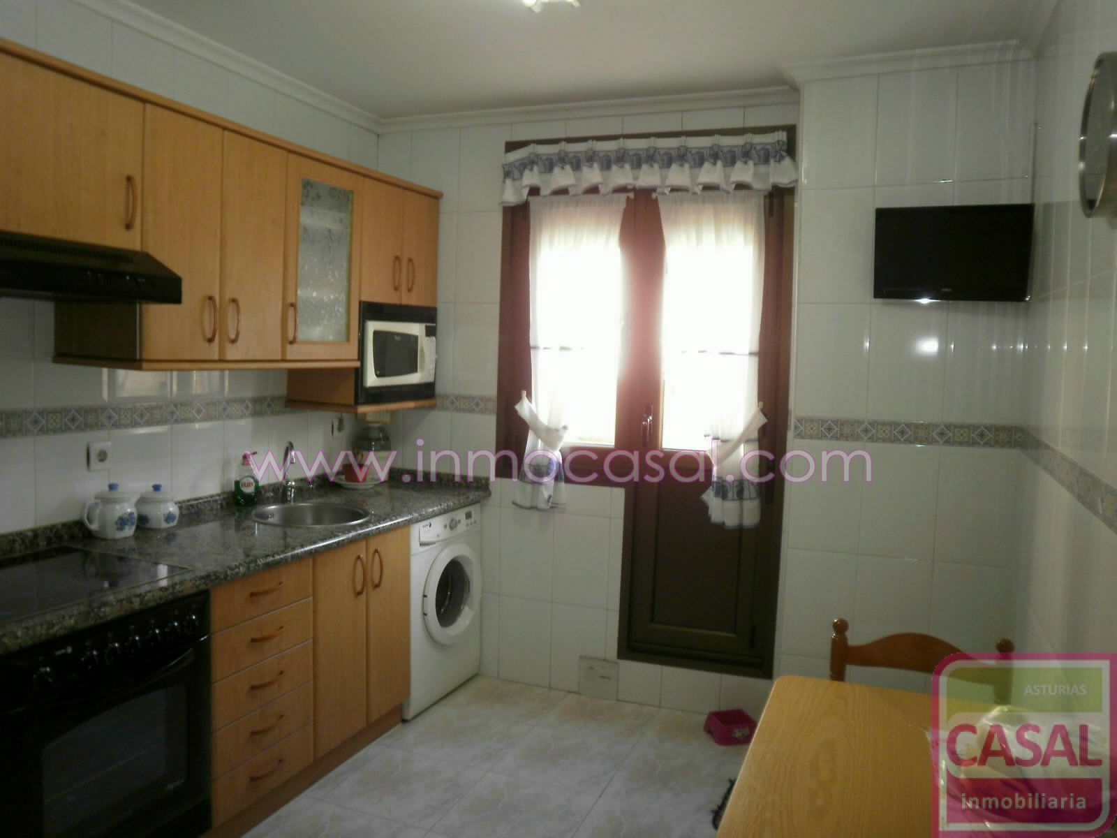 Kitchen of Flat for sale in Mieres (Asturias)  with Heating, Terrace and Storage room