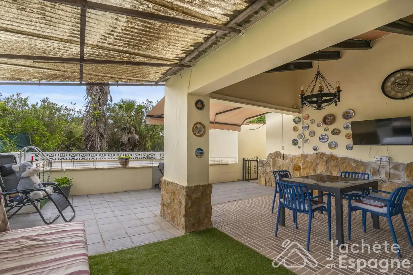 Terrassa de Casa o xalet en venda en Gandia