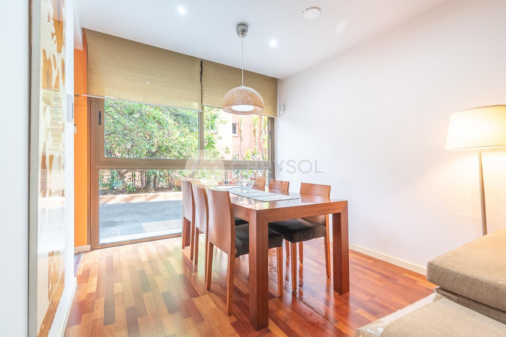 Esszimmer von Wohnung zum Verkauf in  Barcelona Capital mit Klimaanlage, Parkett und Gemeinschaftspool