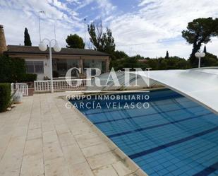 Swimming pool of House or chalet for sale in  Albacete Capital  with Heating, Terrace and Storage room