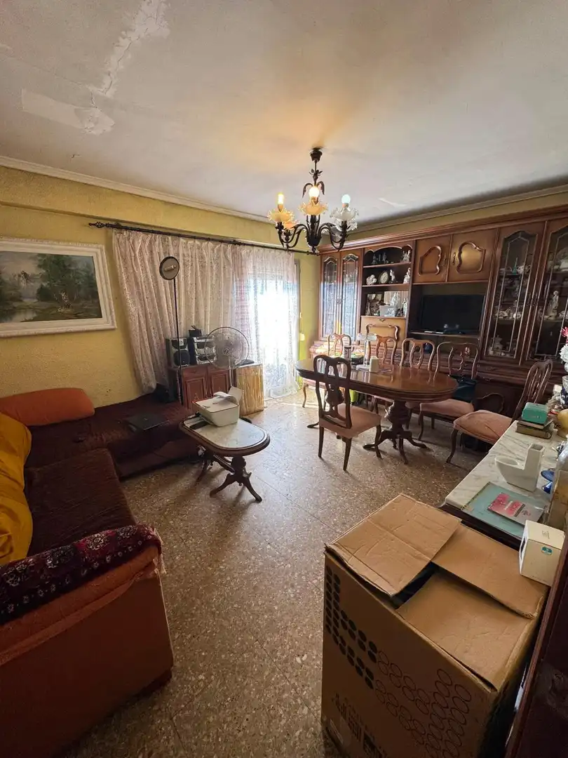 Sala de estar de Piso en venta en Torrent con Amueblado y Balcón