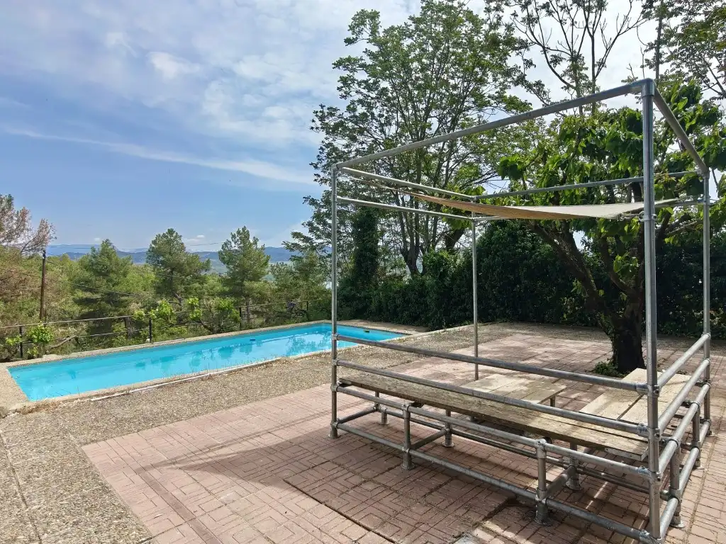 Piscina de Casa o chalet en venta en La Puebla de Castro