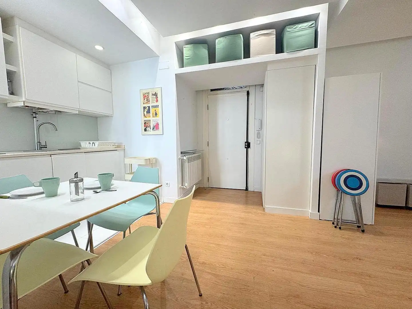 Küche von Wohnung zur Miete in Madrid mit Klimaanlage, Heizung und Möbliert