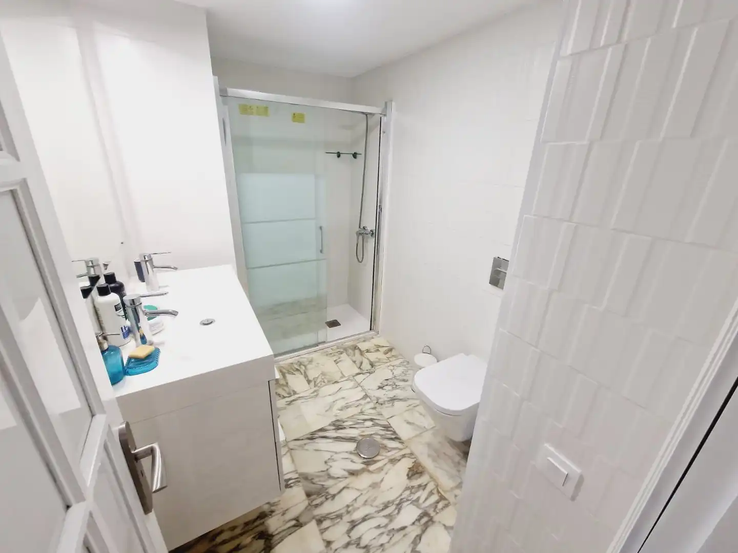 Badezimmer von Haus oder Chalet zur Miete in San Bartolomé de Tirajana mit Klimaanlage, Terrasse und Abstellraum