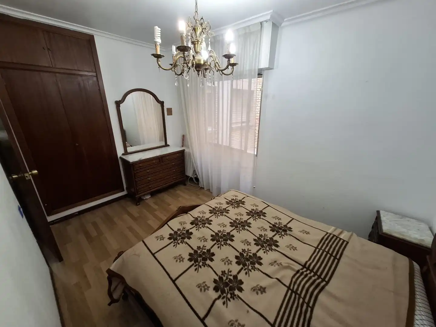 Bedroom of Flat for sale in  Logroño  with Heating, Parquet flooring and Terrace