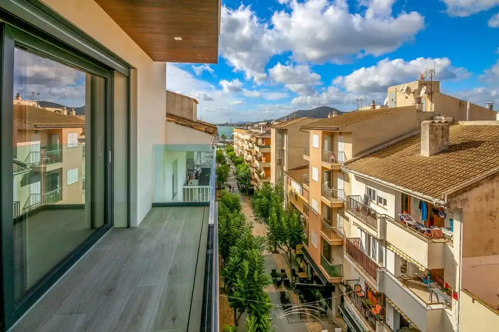 Außenansicht von Dachboden zum Verkauf in Alcúdia mit Klimaanlage, Heizung und Terrasse