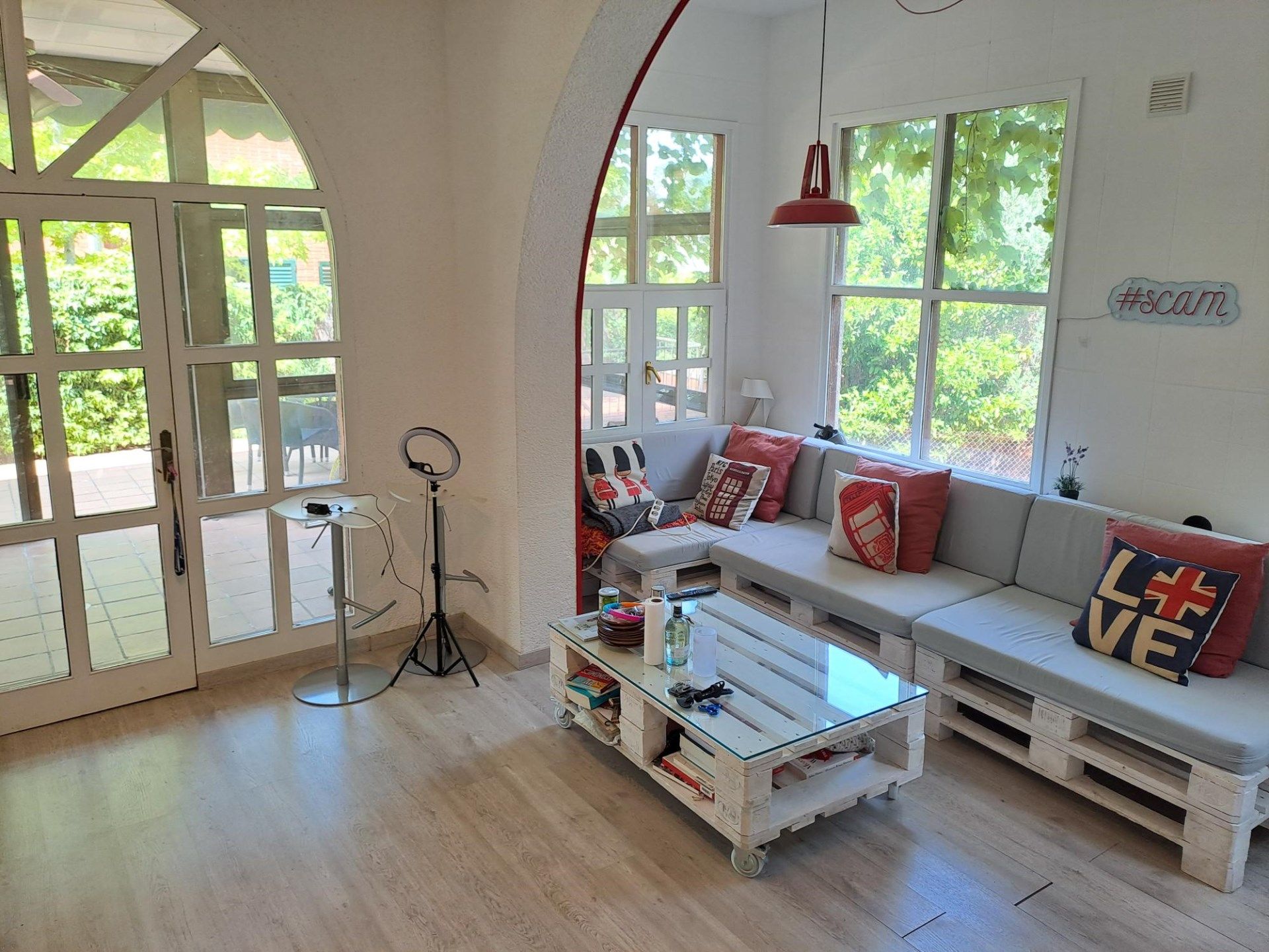 Living room of Country house for sale in Sant Cugat del Vallès  with Heating