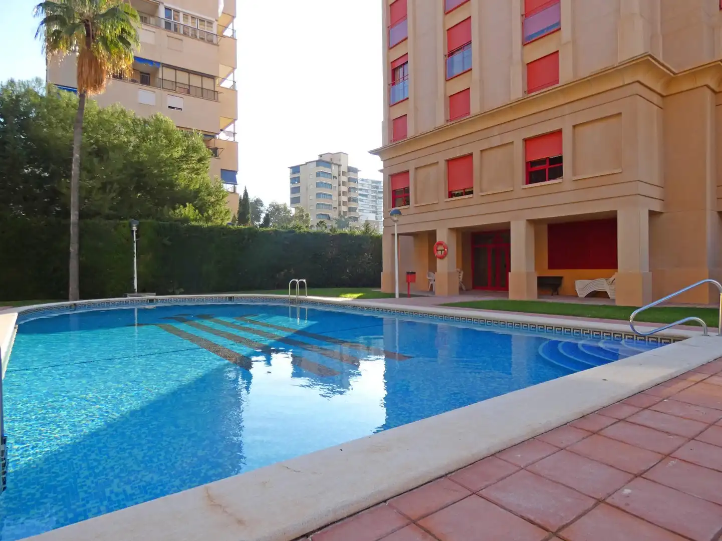 Piscina de Piso de alquiler en Alicante / Alacant con Aire acondicionado, Calefacción y Amueblado