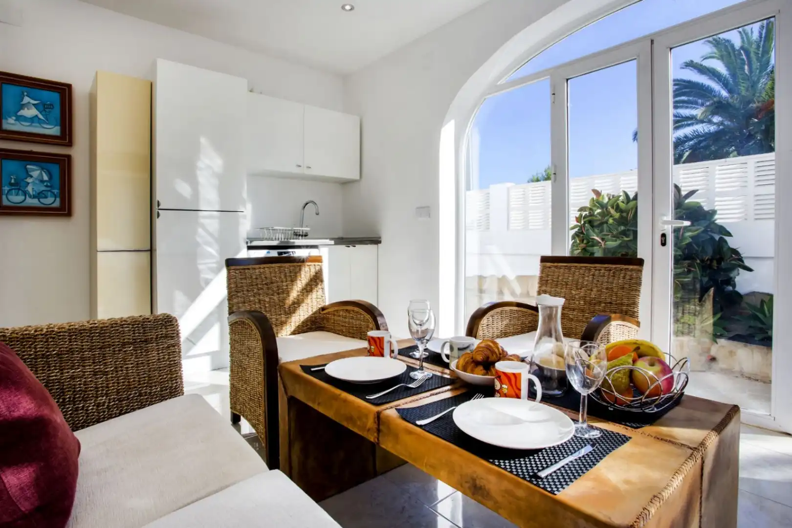 Garden of Houses for sale in Calpe / Calp  with Air Conditioner, Heating and Private garden