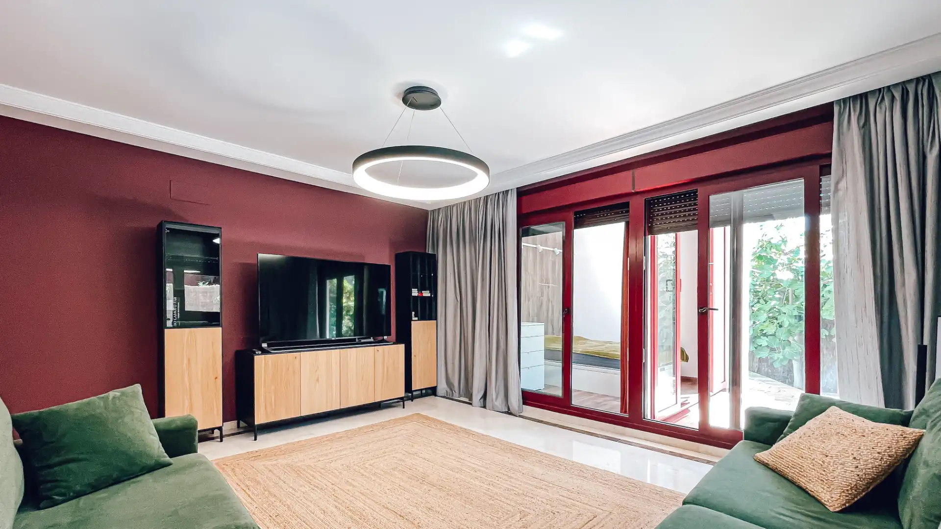 Living room of Flat for sale in Casares  with Air Conditioner, Private garden and Terrace