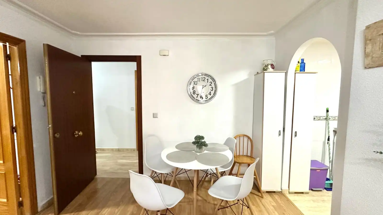 Dining room of Flat for rent in Torrevieja  with Heating, Furnished and Washing machine