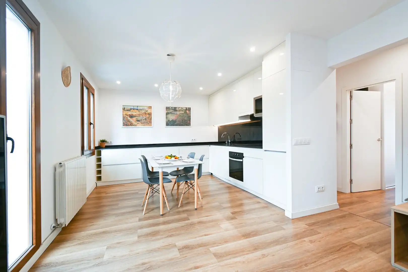 Küche von Wohnung zum Verkauf in  Palma de Mallorca mit Klimaanlage, Heizung und Terrasse