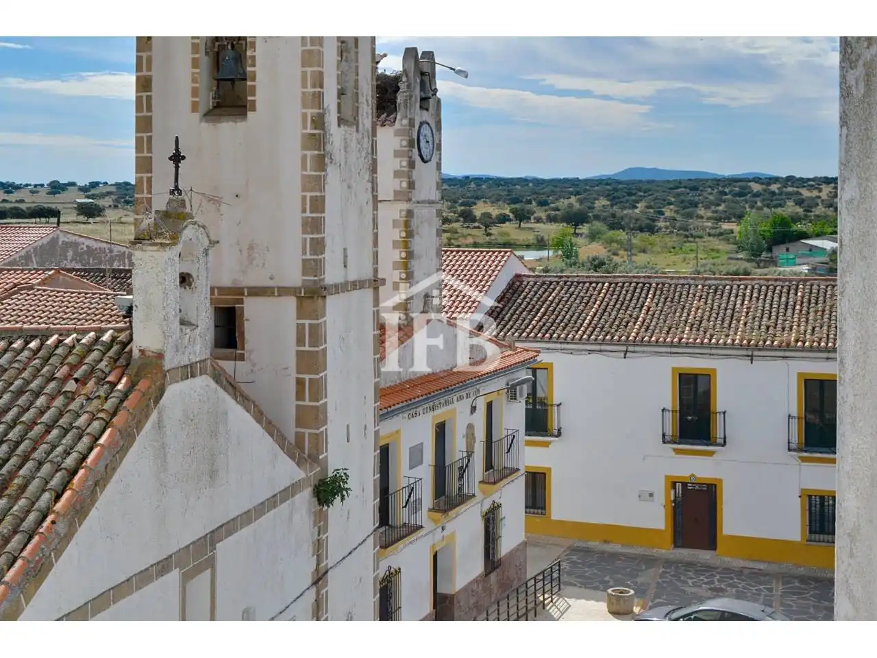 Exterior view of Houses for sale in Herreruela  with Terrace and Swimming Pool
