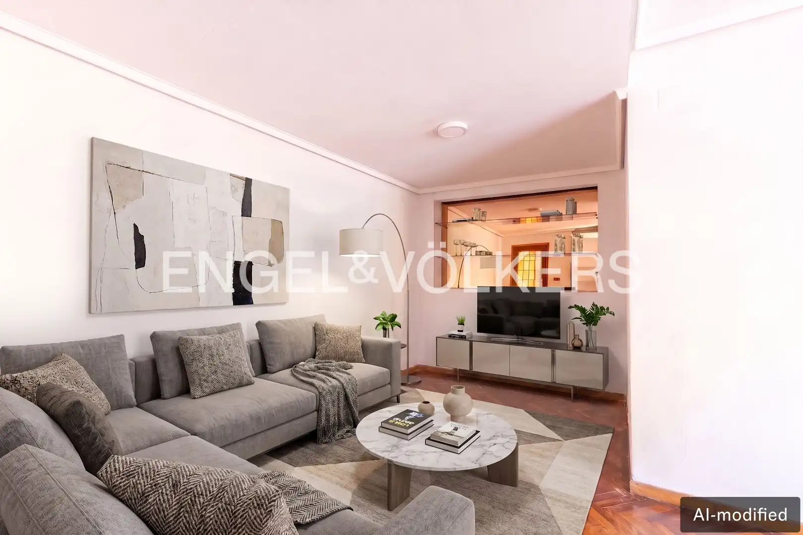 Wohnzimmer von Wohnung zum Verkauf in Madrid mit Heizung und Parkett