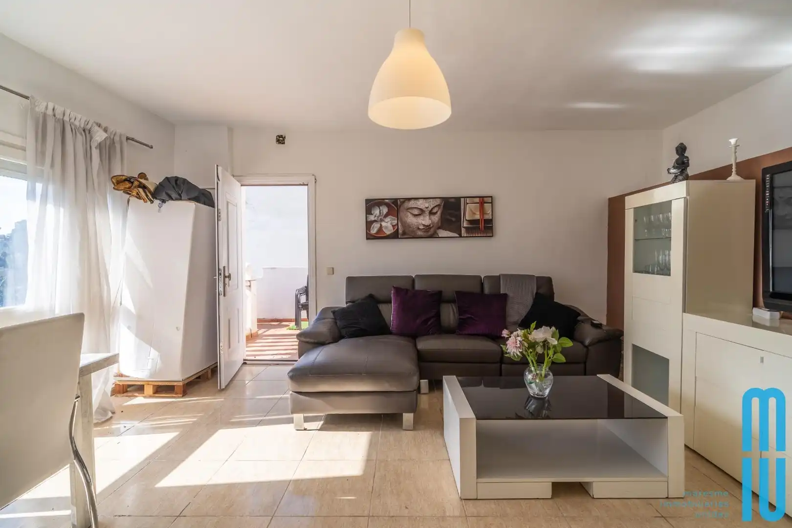 Sala de estar de Casa o chalet en venta en Pineda de Mar con Calefacción, Jardín privado y Terraza
