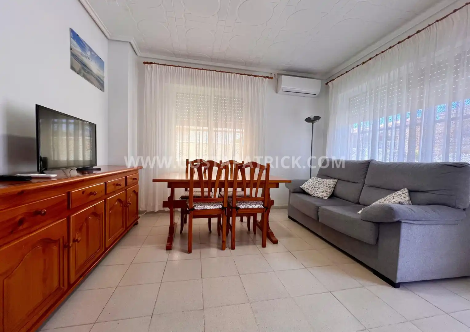 Vista exterior de Casa adosada de alquiler en Los Alcázares con Aire acondicionado, Jardín privado y Terraza
