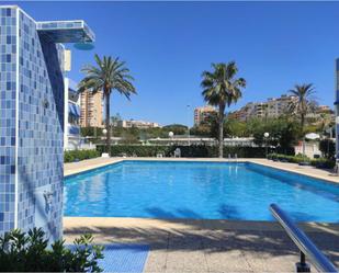 Swimming pool of Flat to rent in La Manga del Mar Menor  with Air Conditioner, Heating and Private garden