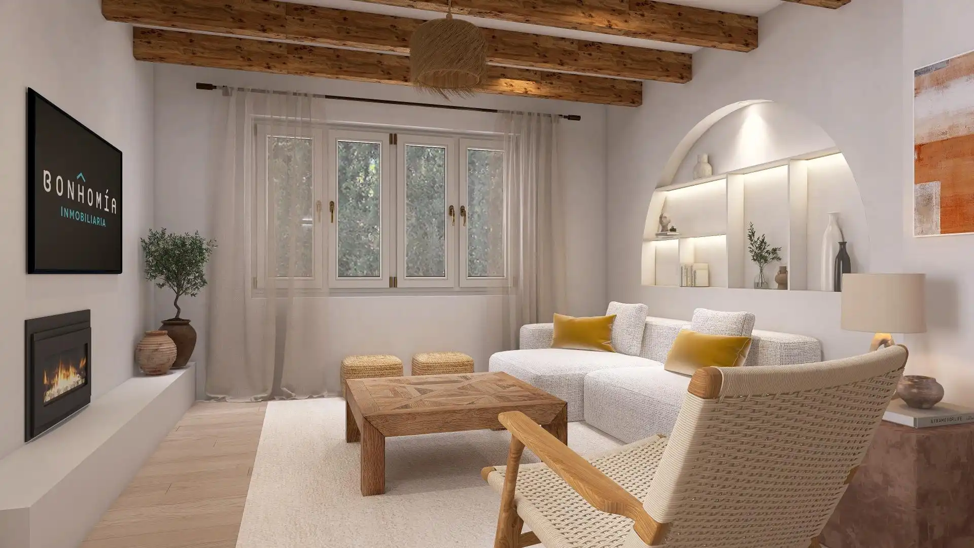 Living room of Houses for sale in Benalmádena  with Air Conditioner, Heating and Private garden