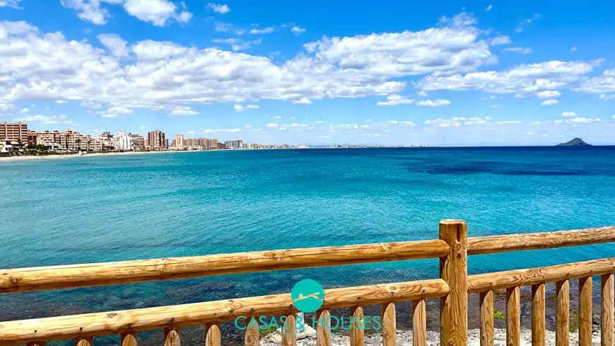 Exterior view of Flat for sale in La Manga del Mar Menor  with Air Conditioner, Terrace and Furnished