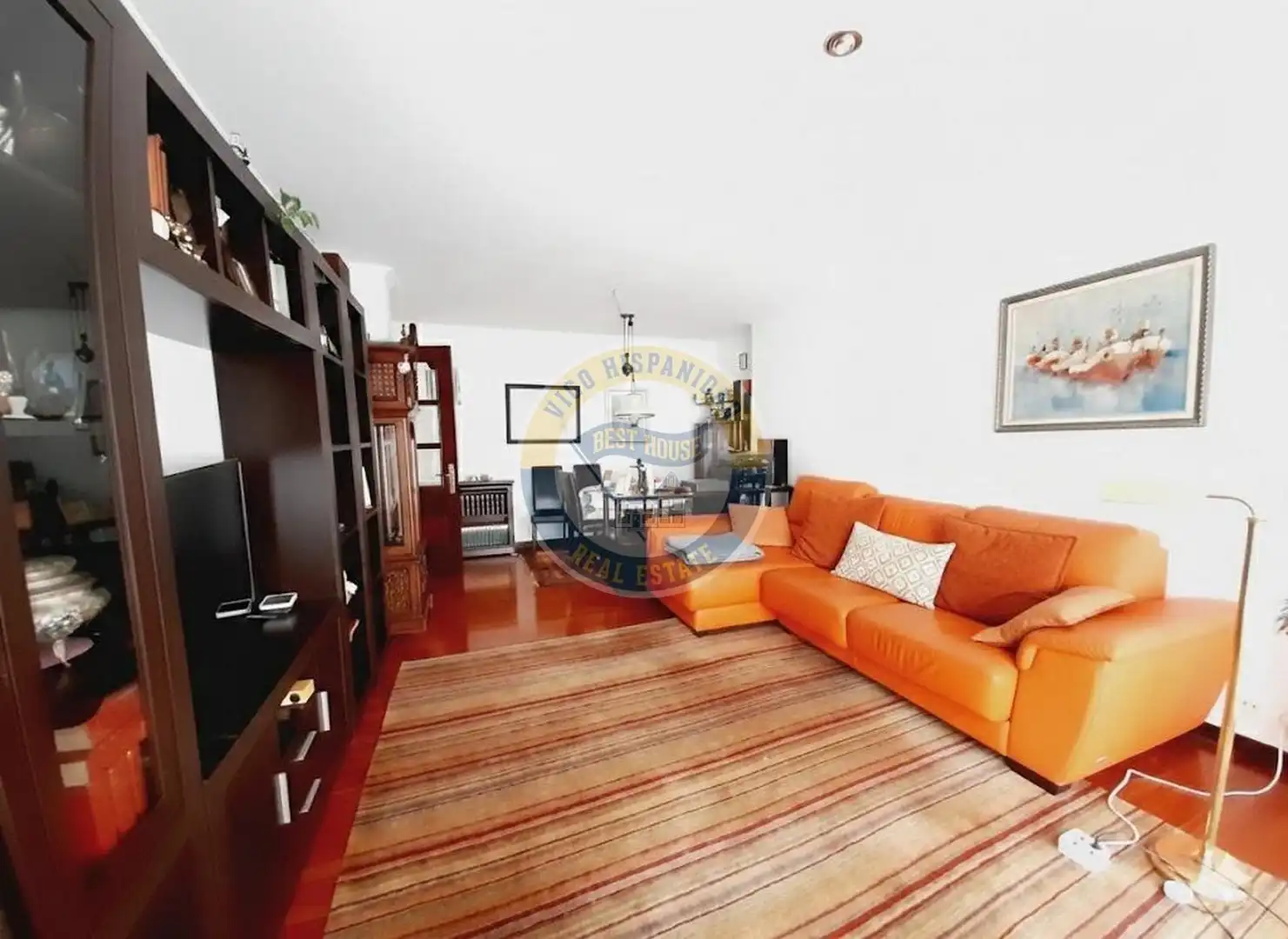 Living room of Flat for sale in Vigo   with Heating, Parquet flooring and Storage room