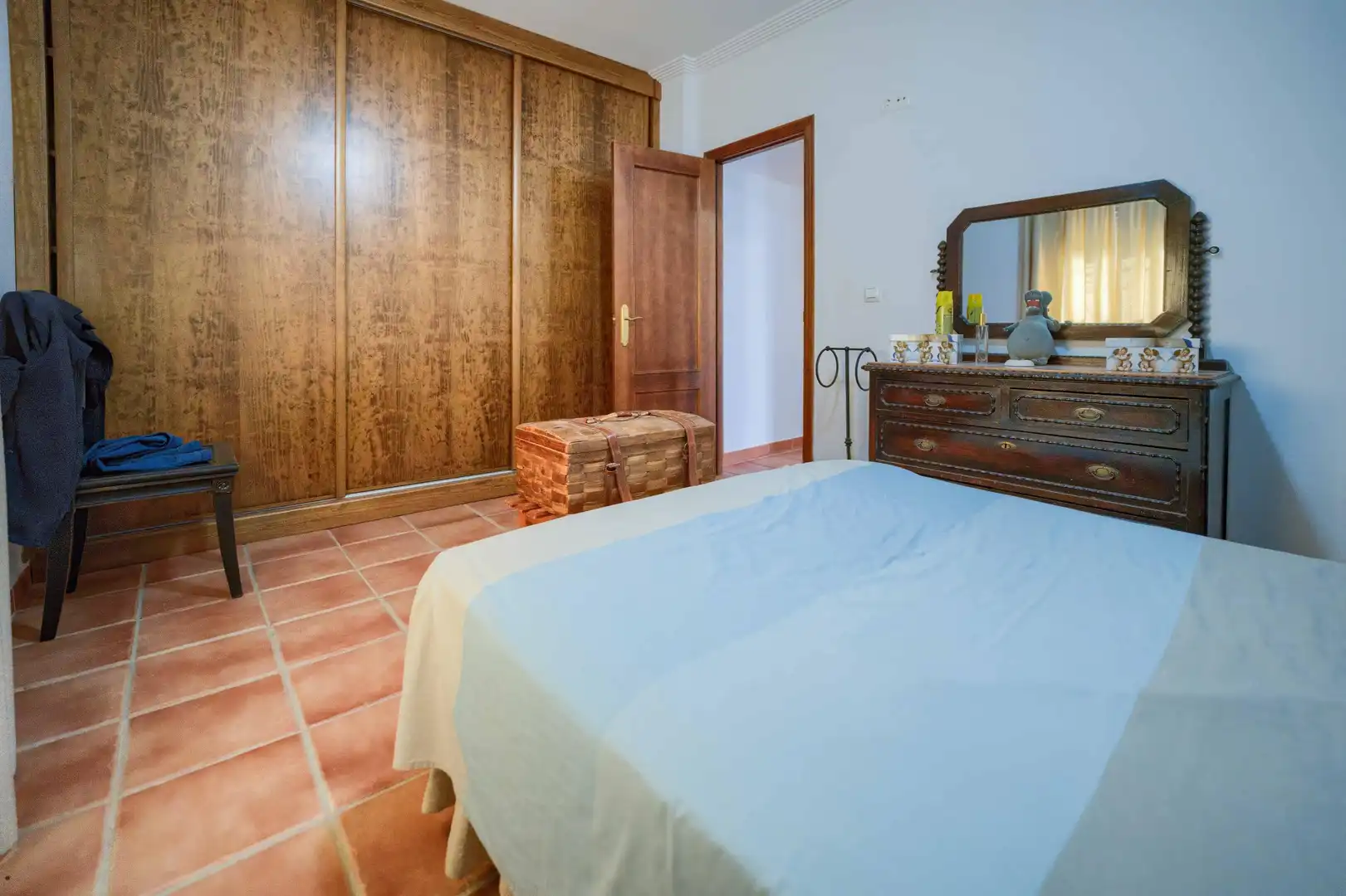 Bedroom of Country homes for sale in Pilas  with Private garden, Terrace and Swimming Pool